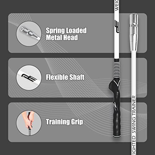 Playeagle Golf Swing Trainer Aid, 36In Golf Swing Tempo Trainer Warm-Up Stick For Strength Flexibility Tempo And Improved Rhythm, Flexibility, Balance, Tempo, And Strength #TOP3