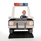 Fun Express - Police Car Photo Stand up for Birthday - Party Decor - Large Decor - Floor Stand Ups - Birthday - 1 Piece