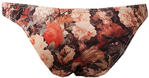 Amazon 花柄 メンズ ローライズ ハーフバックビキニ 2色 Nk119 男性下着 メンズインナー お洒落インナー メンズ セクシーインナー Nk119 ブリーフ 通販