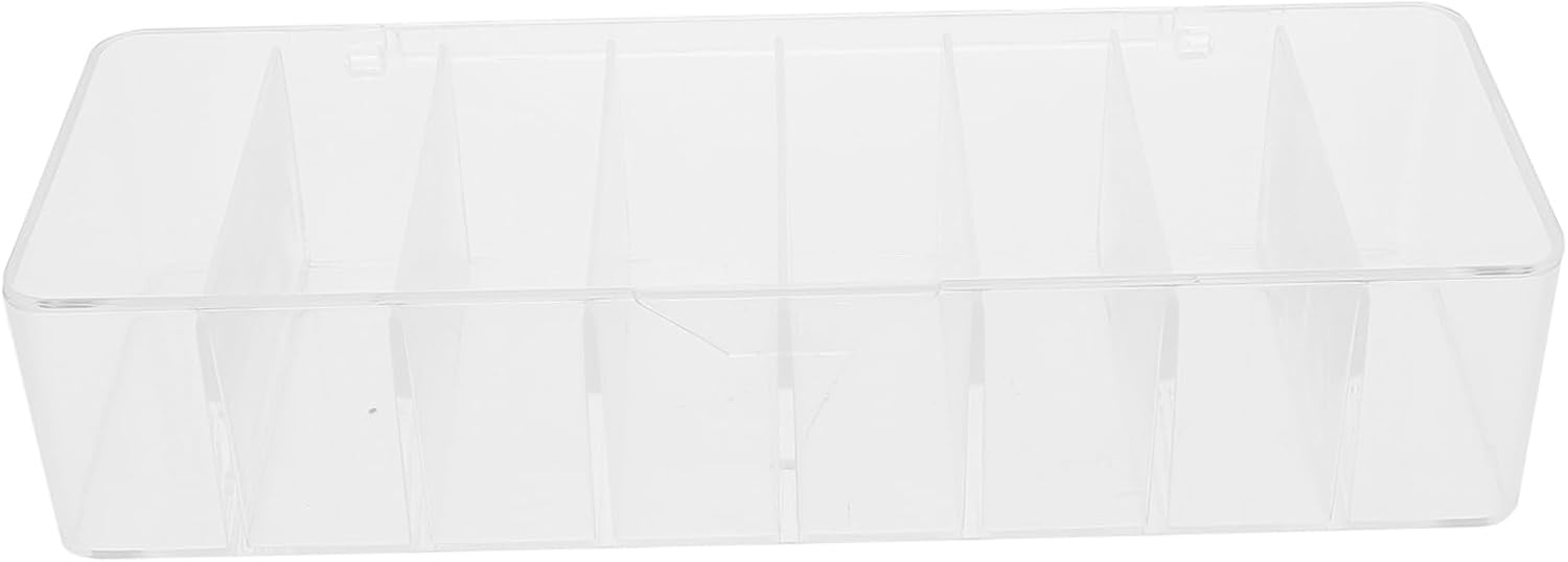 VILLCASE Cable Organizer Box with Divided Sections, Plastic Cord