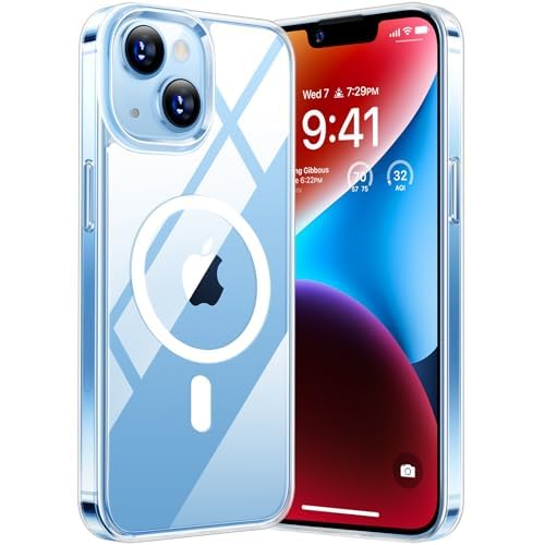 TORRAS for iPhone 13 Case/iPhone 14 Case, [Compatible with MagSafe][Exceeded Military-Grade Protection & Durable] Magnetic Shockproof Anti-Scratch Hyb