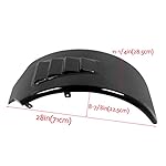 Kojem-Rear-Fender-Compatible-with-2015-2019-Polaris-Slingshot-Base-SL-SE-Model-Bagger-Hugger-Style-Fiberglass-Painted-Black