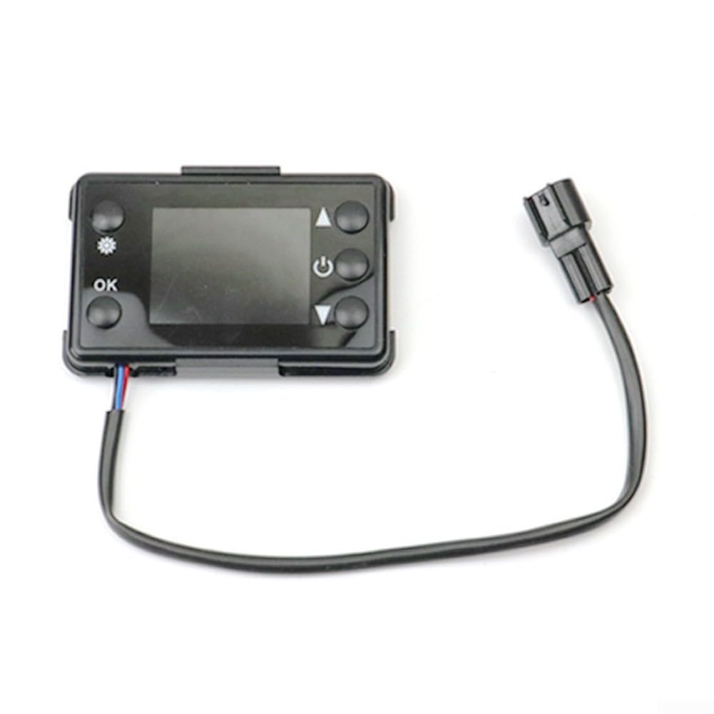Interruttore LCD per riscaldatore di parcheggio, controller riscaldatore 12/24 V con display LCD, per riscaldatore diesel ad aria per auto e camion