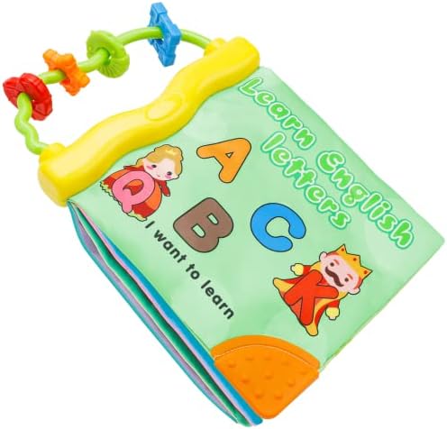 Sirecal Baby Sensory Book Toys - High Contrast Soft Books Toy for Newborn Crinkle Cloth Book First Gift Babies Early Development Bath Book Toys for Infants 0 3 6 12 Months