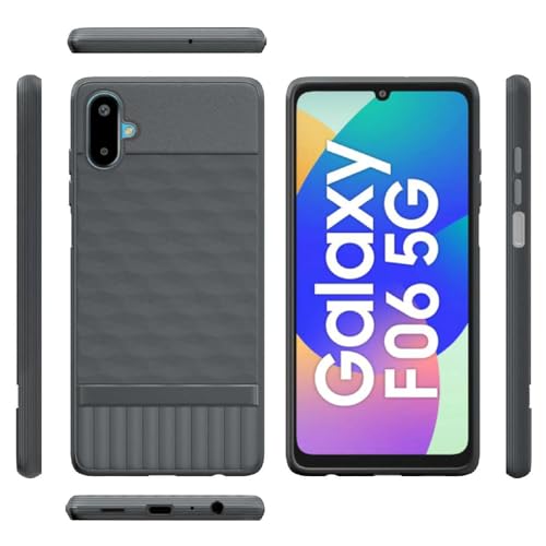 Image of Shockproof Case for Samsung Galaxy F06 5G / M06 5G | Full Camera Protection | TPU Flexible Back Cover for Samsung Galaxy F06 5G / M06 5G (Graphite Grey)
