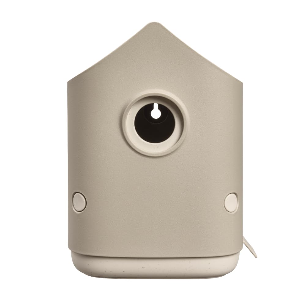 Casetta Per Uccelli Elho Cosy Bird House - In Plastica Riciclata 100%, Per Oltre 11 Specie, Fori Ventilazione, 17.6x18x23 Cm
