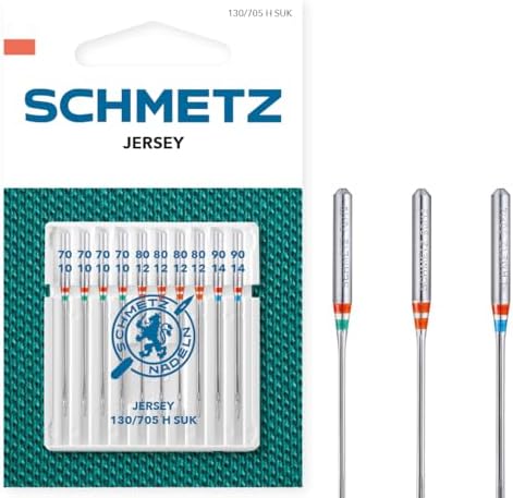 SCHMETZ | Jersey | 70/10-90/14 | 10 Aghi per macchina da cucire