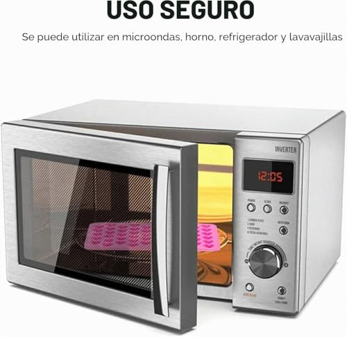 Miniatura 8 de Paquete De 4 Moldes De Silicona Para Caramelos Y Bandejas Para Cubitos De Hielo Con 4 Cuentagotas Color Aleatorio