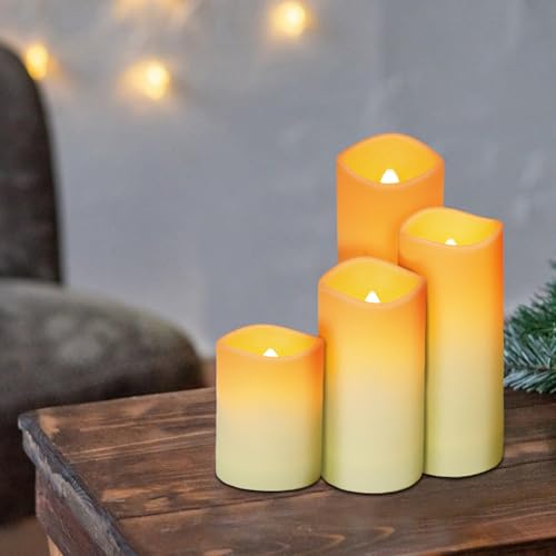 Luces LED sin llama a pilas con mando para decoración de hogar 3