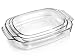Produktbild SÄNGER | Auflaufform Set aus Glas, 3-teiliges Ofenform Set in verschiedenen Größen, 1,5 L, 2,5 L und 3,5 L, Dinner, hitzebeständig