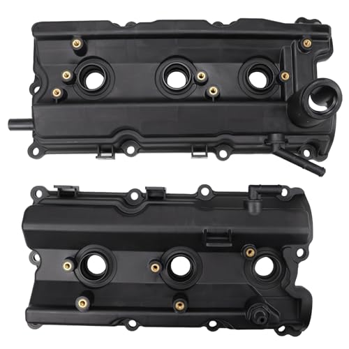 264-984 264-985 Engine Valve Covers Compatible with Nissan 350Z Infiniti G35 FX35 M35 2003-2008 V6 3.5L Replaces 13264-AM610 13264-AM600 13270-8J112 13270-8J102 (Left Right Set)