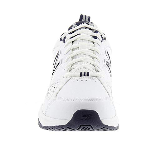 New Balance Men's 623 V3 Casual Comfort Cross Trainer, White/Navy, 8