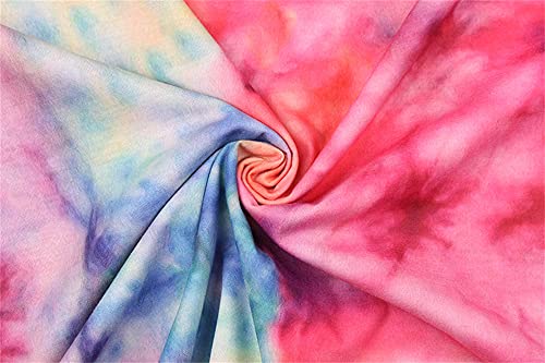 Janepam Women Tank Tops Summer Sleeveless Tie-dye Straps Sexy Sling Neck Milk Fiber Tee T-Shirt Camisole Blouse(A Fuchsia,XX-Large)