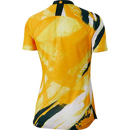 Nike 2019-2020 Australia Home Womens Football Soccer T-Shirt Jersey #TOP12