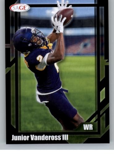 2026 Sage Retail Black #66 Junior Vandross III Toledo Rockets Official College Football Card in Raw (NM or Better) Condition