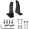 Universal Fit Side Mounting Bracket, 4WDKING D5 D6 Dual Row Straight or Curve LED Light Bar Brackets