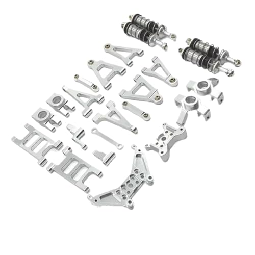 Mise à niveau amortisseur MJX 14303 en métal robuste pour châssis de voiture de course RC