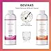 BEVINAS Gel Nail Polish Remover Kit Nail Polish Gel Remover & Nail Brush Cleaner Professional Gel Remover Quickly Clean Nail Brushes with Glass Cup Nail Cleaning pads for Nails