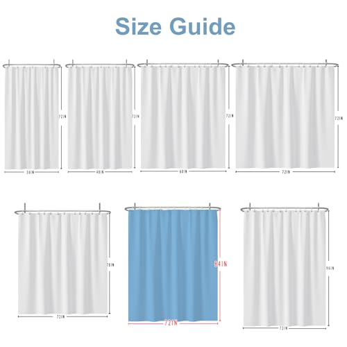 Baocicoo Boho Grey Striped Shower Curtain - Modern Style for Bathroom, Dormitory, Cubicle - Waterproof Fabric - 72x84 Inches by Baocicco - Used condition - Image 7