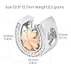Breloque en forme de trèfle en argent sterling 925 et or rose pour bracelet à breloques Pandora (A) #1