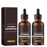 2 Stück Cyperus Rotundus Oil 60ml Natürliches Pflanzliches Enthaarungsöl Cyperus Oil Cyperus Rotundus Organisch Natürlich Cyperus Rotundus Öl Wird Verwendet,Hemmt Sanft Und Effektiv Das Haarwachstum
