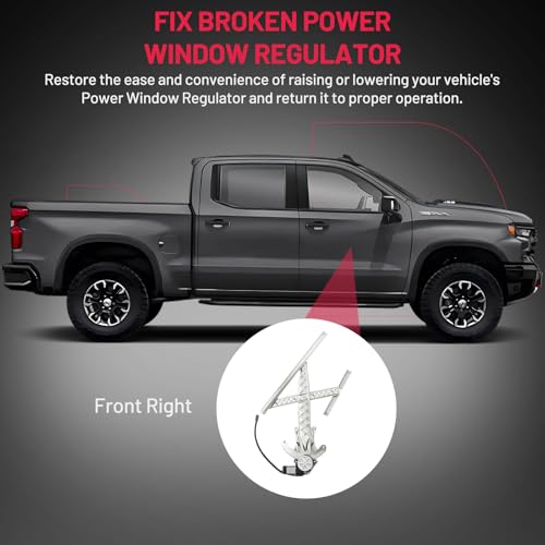 Image of BDFHYK 741-873 Power Window Regulator with Motor Front Right Compatible with Ford Expedition 1997-2002, Ford F-150 2001, Lincoln Navigator 1998-2002