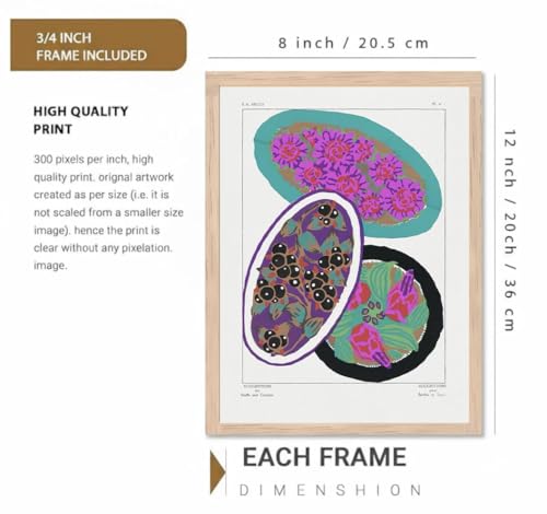 Image of BLINKART Cat Aesthetic Modern Art Walls With Frame | Natural Wood Texture | Living Room Bedroom Office Wall Decoration | Poster Home Decor Frames Wall Bedroom | 12x8 Inches (D386)