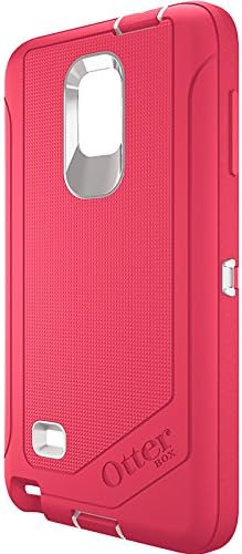 OtterBox Samsung Galaxy Note 4 Case Defender Series - Neon Rose (Whisper White/Blaze Pink) Only for Galaxy Note 4