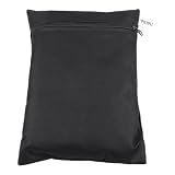 KiraKira Giradischi protettivi in vinile con copertura nera in tessuto Oxford, giradischi standard leggeri della protezione antipolvere, dimensioni 18,9 x 15,75 x 6,7 pollici