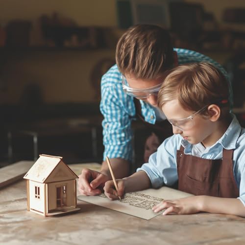 NVGVUP Sperrholzplatte Pappel 3 mm, 8 Stück A4 Holzplatten zum Basteln, Spanplatte Sperrholz 30 x 20 cm, Plywood für Laserprojekte, Modellbau, Bastelarbeiten, Kunst Gemälde, Deko