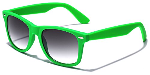 Colorful Retro Fashion Sunglasses - Smooth Matte Finish Frame