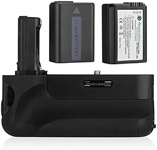 Powerextra VG-C1EM Battery Grip + 2-Pack High Capacity 1500mAh NP-FW50 Batteries Replacement
