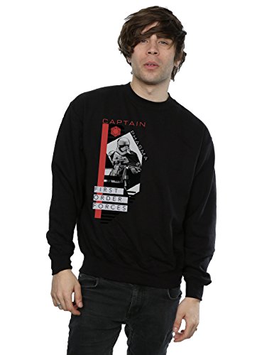 Star Wars Men's The Last Jedi Captain Phasma Sweatshirt Small Black