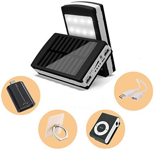 probeatz 20000mAh Power Bank with LED Charging Multi-Port USB Charger, Aux Selfie Stick and Earphones (Multicolour)