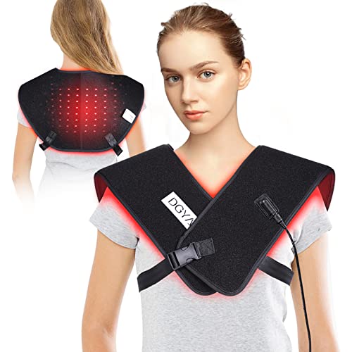 Dgxinjun Red Light Therapy For Shoulder Back Body Pain Relief Infrared Light Therapy Devices 850Nm Joints Muscle Nerve Wrap Led Flexible Wearable Pads Home Use Fda Cleared #TOP6