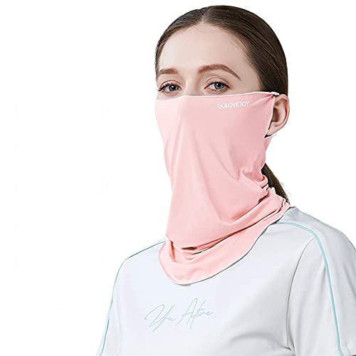 Golovejoy ネックガード 夏 ランニング フェイスカバー UVカット 冷感 ネックカバー 耳かけ 日焼け防止 吸汗速乾 伸縮 通気性 呼吸しやすい 男女兼用