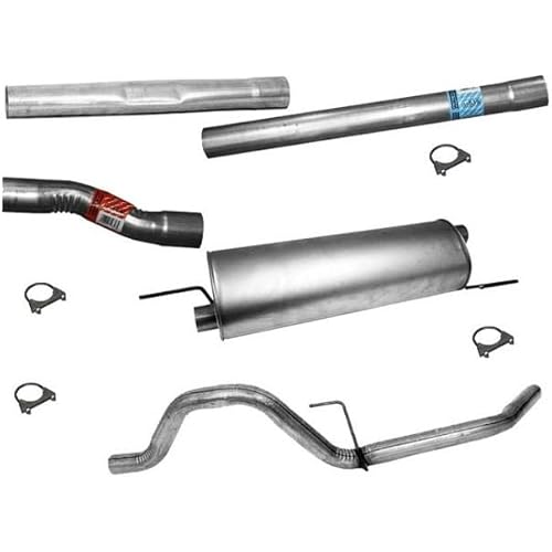 Replacement Parts For Ford 2005 2006 2007 2008 F-150 5.4L Muffler Tail Pipe Exhaust System 139" 145" Inch Wheelbase