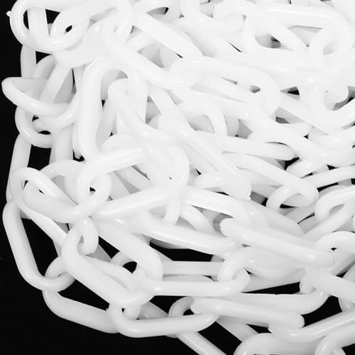 GLEAVI De Corrente De Plástico Correntes De Barreira De Segurança Correntes De Segurança Brancas Cor