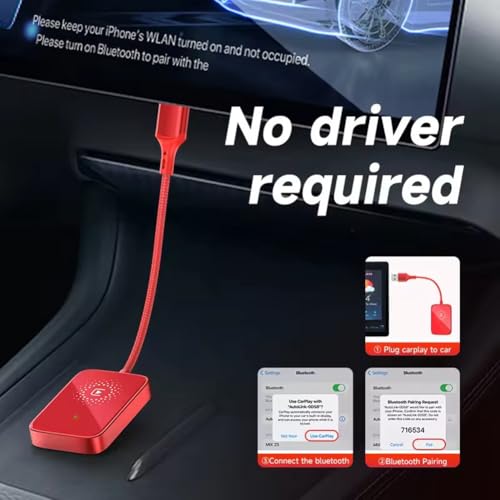 Adaptador CarPlay inalámbrico y Android Auto para viajar sin cables en tu coche 6