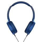 Sony XB550AP Extra Bass On-Ear Headphone, Blue (2017 model)