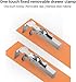 Adjustable Drawer Fixing Clips, Cabinet Door Installer Tool, Drawer Slide Jig, 1/2 Pack Universal Quick Front Installation For Cabinets And Desks(2 pack)