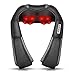 Neck Massager, Deep Tissue 3D Kneading, by iKristin, Portable, with Heat, Shiatsu Massager for Neck, Back, Shoulder, Foot and Leg, at Home and Car, Suitable for Women and Men(Gray)