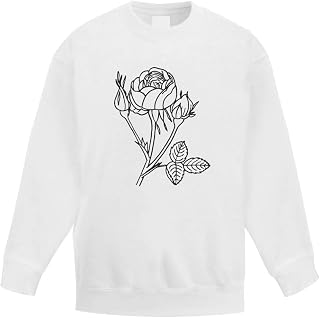 Azeeda 'Roses & Petals' Kid's Sweatshirt/Jumper (12-13 Years) (KW00027947)