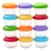 Leakproof Baby Food Storage | 12 Container Set | Premium BPA Free Small Plastic Containers with Lids Lock in Freshness, Nutrients & Flavor - Freezer & Dishwasher Safe 4oz Snack Containers for Kids