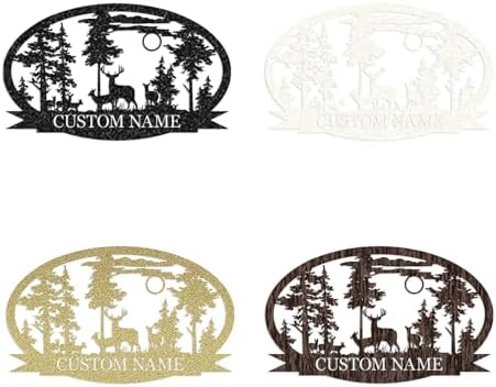 Personalized Deer Metal Cabin Sign | Custom Metal Sign | Personalized Camping Signs | Deer Hunter Gift | Custom Signs Outdoor Metal | Custom Family Name Sign | Cabin Decor | Porch Sign - View 7