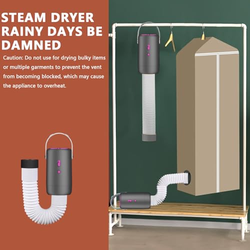 Tragbarer Wäschetrockner, Automatischer Mini Reise Wäschetrockner mit Konstanter Temperatur für Unterwäsche, Höschen, Fitnessstudio, Shorts, Haustierkleidung (EU-Stecker 220 V)