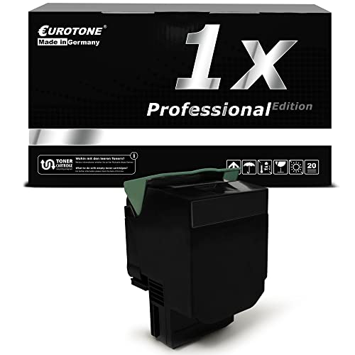 Toner noir compatible Lexmark CX510 stoppe les pannes d'encre remplace 80C0X10