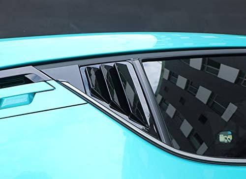 Miniatura 5 de Rejillas laterales traseras para ventana lateral de coche para C-HR CHR 2016-2021 2017 2018 2019 2020 Accesorios ABS negro brillante