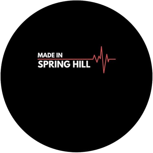 Miniatura 3 de Made In Spring Hill Florida USA State City Of Birth PopSockets Swappable PopGrip