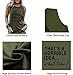 Thats A Horrible Idea What Time Tank Top Womens Letter Print Funny Saying Party Sleeveless Shirt Cute Graphic Tee Tops-XL(Army Green)